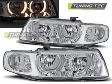 Carica l'immagine nel visualizzatore di Gallery, Fari Anteriori ANGEL EYES CHROME per SEAT LEON 1M/ TOLEDO 04.99-08.04