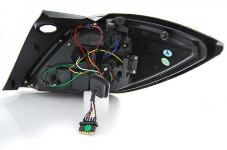 Fanali Posteriori per OPEL ASTRA H 03.04-09 3D Rossi Bianchi LED