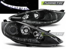 Carica l'immagine nel visualizzatore di Gallery, Fari Anteriori per FORD FIESTA MK7 08.08-09.12 DAYLIGHT Neri