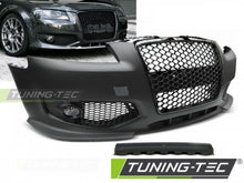 Carica l'immagine nel visualizzatore di Gallery, Paraurti Anteriore Sportivo Nero per AUDI A3 8P 06.05-04.08