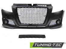 Carica l'immagine nel visualizzatore di Gallery, Paraurti Anteriore Sportivo Nero con Fori Sensori di Parcheggio per AUDI A3 8P 08-12