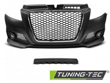 Carica l'immagine nel visualizzatore di Gallery, Paraurti Anteriore Sportivo CHROME Nero per AUDI A3 8P 08-12