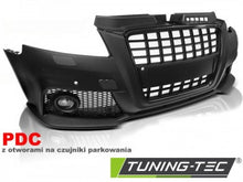 Carica l'immagine nel visualizzatore di Gallery, Paraurti Anteriore Sportivo Nero con Fori Sensori di Parcheggio per AUDI A3 8P 08-12