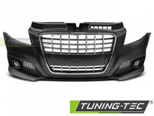 Carica l'immagine nel visualizzatore di Gallery, Paraurti Anteriore Sportivo CHROME Nero per AUDI A3 8P 08-12