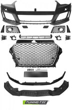 Carica l'immagine nel visualizzatore di Gallery, Paraurti Anteriore Sportivo CHROME Nero con Fori Sensori di Parcheggio per AUDI A3 8V 12-16