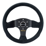 Sparco P300 Volante piatto Camoscio nero Raggi neri