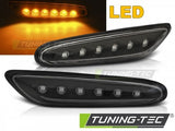 Frecce Parafanghi Neri LED per BMW Serie 3 E46 / Serie 5 E60 / Serie 1 E87 / Serie 3 E90