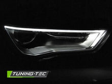 Carica l'immagine nel visualizzatore di Gallery, Fari Anteriori TUBE LIGHT DRL Neri per AUDI A3 8V 12-16