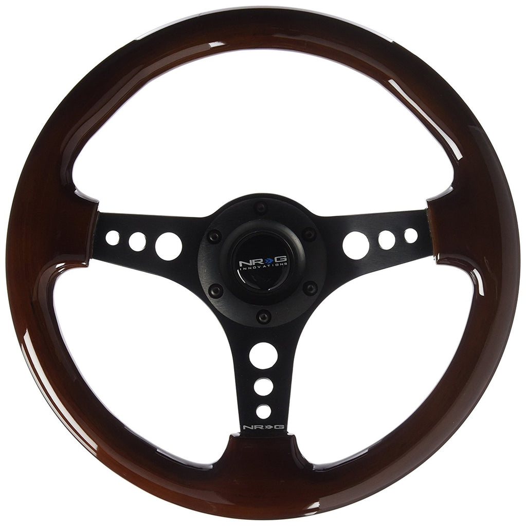 NRG Volante 0mm Wood Black