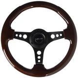 NRG Volante 0mm Wood Black