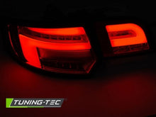 Load image into Gallery viewer, Fanali Posteriori LED BAR Rossi Neri sequenziali per AUDI A3 8P 5D 08-12