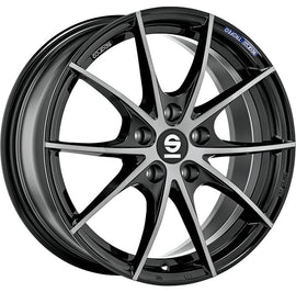 Cerchio in lega SPARCO TROFEO 5 18x8 ET38 5x110 FUME BLACK FULL POLISHED CERTIFICATO NAD