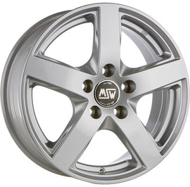 Cerchio in Lega MSW 55 17x7.5 ET33 5x110 FULL SILVER CERTIFICATO NAD