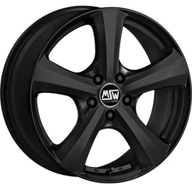 Cerchio in Lega MSW 19 W 16x7 ET35 5x110 MATT BLACK CERTIFICATO NAD