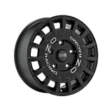 Cerchio in lega OZ Racing RALLY RACING VAN 18x7.5 ET48 5x160 MATT BLACK SILVER LETTERING CERTIFICATO NAD