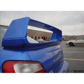 Spoiler Posteriore STI Style in Plastica ABS Subaru Impreza GD