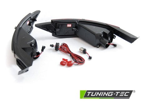 Fari Fendinebbia LED Rossi SMOKE per FORD FIESTA MK7 08-16
