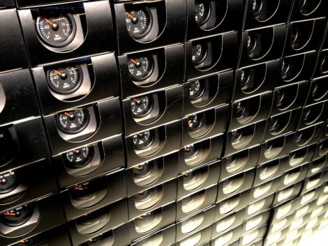 DFI Blackline Universal Manometro da 52mm- Pressione Olio (Bar)