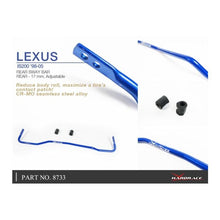 Carica l'immagine nel visualizzatore di Gallery, Hardrace SWAY BAR Posteriore 17mm 3 Pezzi 8733 - LEXUS IS200 99-05