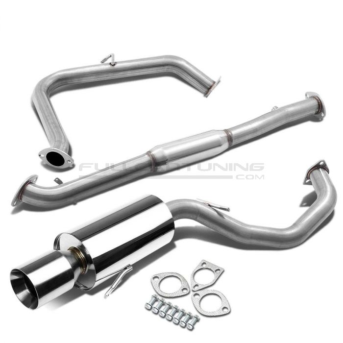 Sistema di Scarico Cat-back Acciaio Da 114 mm Acciaio Mitsubishi Eclipse D30 94-99