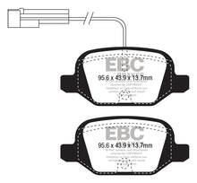 Carica l'immagine nel visualizzatore di Gallery, Pastiglie Freni EBC Ultimax Posteriore ABARTH 500 1.4 Turbo Cv 135 dal 2011 al 2021 Pinza TRW Diametro disco 240mm