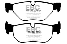 Carica l'immagine nel visualizzatore di Gallery, Pastiglie Freni EBC Ultimax Posteriore BMW Serie 1 (E81) 118 2 Cv  dal 2005 al 2010 Pinza ATE Diametro disco 296mm