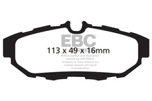 Carica l'immagine nel visualizzatore di Gallery, Pastiglie Freni Sportive EBC Verdi Posteriore FORD Mustang (5th Generation) 3.7 Cv  dal 2010 al 2014 Pinza  Diametro disco 300mm