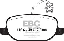 Carica l'immagine nel visualizzatore di Gallery, Pastiglie Freni Sportive EBC Verdi Posteriore ALFA ROMEO 4C 1.75 Turbo Cv 240 dal 2013 al 2021 Pinza  Diametro disco 292mm