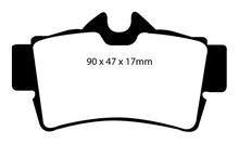 Carica l'immagine nel visualizzatore di Gallery, Pastiglie Freni EBC Rosse Posteriore FORD Mustang (4th Generation) 3.8 Cv  dal 1994 al 1998 Pinza  Diametro disco 267mm