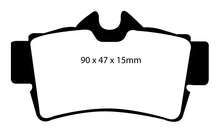 Carica l'immagine nel visualizzatore di Gallery, Pastiglie Freni EBC Rosse Posteriore FORD Mustang (4th Generation) 4.6 Cobra Cv  dal 1996 al 2004 Pinza  Diametro disco 296mm