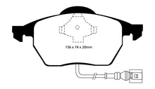 Carica l'immagine nel visualizzatore di Gallery, Pastiglie Freni EBC Rosse Anteriore SEAT Leon (1M) 2.8 Cv 204 dal 2000 al 2004 Pinza ATE Diametro disco 312mm