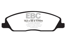 Carica l'immagine nel visualizzatore di Gallery, Pastiglie Freni EBC Rosse Anteriore FORD Mustang (5th Generation) 3.7 Cv  dal 2010 al 2014 Pinza  Diametro disco 316mm