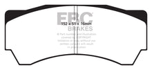 Carica l'immagine nel visualizzatore di Gallery, Pastiglie Freni Sportive EBC Gialle Anteriore MITSUBISHI Lancer Evo 8 FQ-400 2.0 Turbo Cv 400 dal 2004 al 2005 Pinza Alcon Diametro disco 343mm