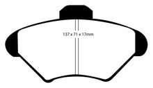 Carica l'immagine nel visualizzatore di Gallery, Pastiglie Freni Sportive EBC Gialle Anteriore FORD Mustang (4th Generation) 3.8 Cv  dal 1994 al 1998 Pinza  Diametro disco 276mm