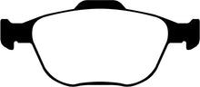 Carica l'immagine nel visualizzatore di Gallery, Pastiglie Freni Sportive EBC Gialle Anteriore FORD Fiesta (Mk6) 2.0 ST Cv 150 dal 2004 al 2008 Pinza ATE Diametro disco 278mm