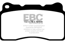 Carica l'immagine nel visualizzatore di Gallery, Pastiglie Freni Sportive EBC Gialle Anteriore OPEL Astra (J) OPC 2.0 Turbo Cv 276 dal 2012 al 2015 Pinza Brembo Diametro disco 355mm