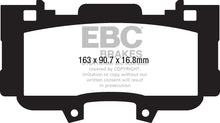 Carica l'immagine nel visualizzatore di Gallery, Pastiglie Freni Sportive EBC Gialle Anteriore FORD Mustang (6th Generation) 2.3 Turbo Cv 317 dal 2015 al 2022 Pinza  Diametro disco 352mm