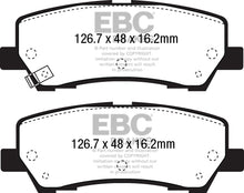Carica l'immagine nel visualizzatore di Gallery, Pastiglie Freni Sportive EBC Gialle Posteriore FORD Mustang (6th Generation) 2.3 Turbo Cv 317 dal 2015 al 2022 Pinza  Diametro disco 330mm