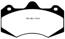 Carica l'immagine nel visualizzatore di Gallery, Pastiglie Freni EBC Blu Anteriore LOTUS Emira 3.5 Supercharged Cv 400 dal 2022 al 2022 Pinza AP Diametro disco 370mm
