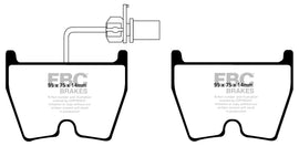 Pastiglie Freni EBC Blu Anteriore LAMBORGHINI Gallardo 5.0 Cv  dal 2003 al 2008 Pinza Brembo Diametro disco 380mm