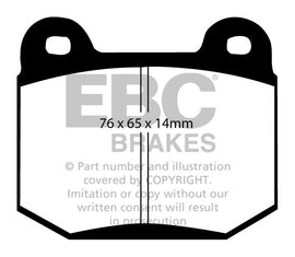 Pastiglie Freni EBC Blu Posteriore MASERATI Ghibli (AM336) 2.0 Twin Turbo Cv 306 dal 1993 al 1999 Pinza Brembo Diametro disco 316mm