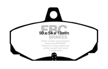 Carica l'immagine nel visualizzatore di Gallery, Pastiglie Freni EBC Blu Posteriore FORD Sierra 2.0 Cv  dal 1987 al 1990 Pinza Girling/TRW Diametro disco 253mm