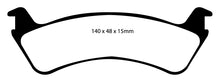 Carica l'immagine nel visualizzatore di Gallery, Pastiglie Freni EBC Extra-Duty Verdi Serie 6000 Posteriore FORD Explorer Sport (USA) 4 Cv  dal 2000 al 2002 Pinza  Diametro disco 285mm