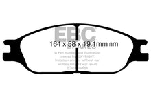 Carica l'immagine nel visualizzatore di Gallery, Pastiglie Freni EBC Extra-Duty Verdi Serie 6000 Anteriore FORD Windstar 3 Cv 147 dal 1999 al 2001 Pinza  Diametro disco 282mm