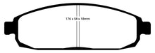 Carica l'immagine nel visualizzatore di Gallery, Pastiglie Freni EBC Extra-Duty Verdi Serie 6000 Anteriore JEEP Commander 3.0 TD Cv  dal 2006 al 2010 Pinza  Diametro disco 327mm