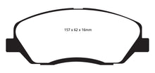 Carica l'immagine nel visualizzatore di Gallery, Pastiglie Freni EBC Extra-Duty Verdi Serie 6000 Anteriore HYUNDAI Grand Sante Fe 2.2 TD Cv  dal 2013 al 2018 Pinza  Diametro disco 321mm