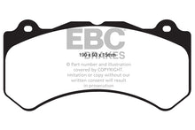 Carica l'immagine nel visualizzatore di Gallery, Pastiglie Freni EBC Extra-Duty Verdi Serie 6000 Anteriore JEEP Grand Cherokee 6.4 Cv  dal 2011 al 2021 Pinza Brembo Diametro disco 380mm