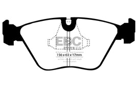 Pastiglie Freni EBC Ultimax Anteriore JAGUAR XJ12 6.0 Cv  dal 1994 al 1997 Pinza ATE Diametro disco 291mm