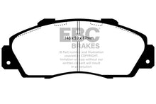 Carica l'immagine nel visualizzatore di Gallery, Pastiglie Freni EBC Ultimax Anteriore HONDA Accord Aerodeck CB8 2.2 Cv  dal 1991 al 1994 Pinza Akebono Diametro disco 282mm