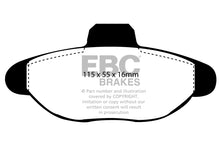 Carica l'immagine nel visualizzatore di Gallery, Pastiglie Freni EBC Ultimax Anteriore FIAT Cinquecento 0.9 Cv  dal 1993 al 1998 Pinza Bendix Diametro disco 240mm